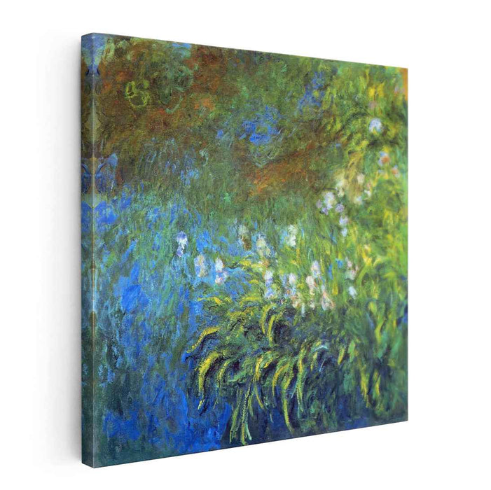 Iris at the Sea-Rose Pond (1917) by Claude Monet