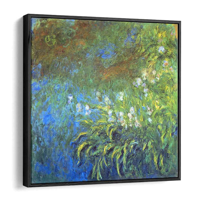 Iris at the Sea-Rose Pond (1917) by Claude Monet