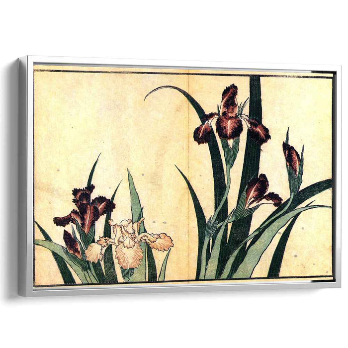 Irises by Katsushika Hokusai