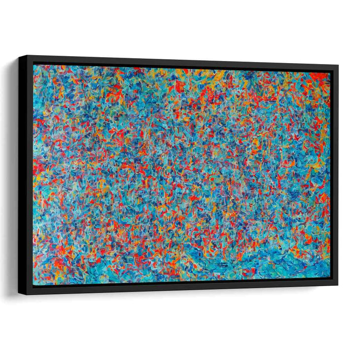 Turbulent Visions: Abstract Expressionist Canvas Art Print