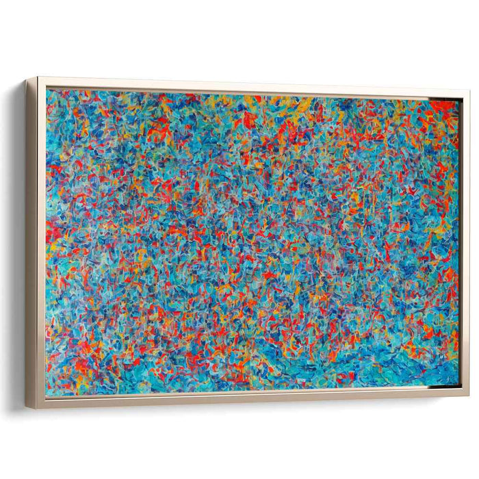 Turbulent Visions: Abstract Expressionist Canvas Art Print