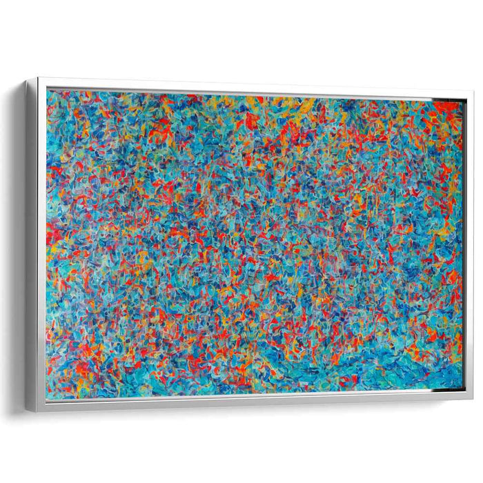 Turbulent Visions: Abstract Expressionist Canvas Art Print