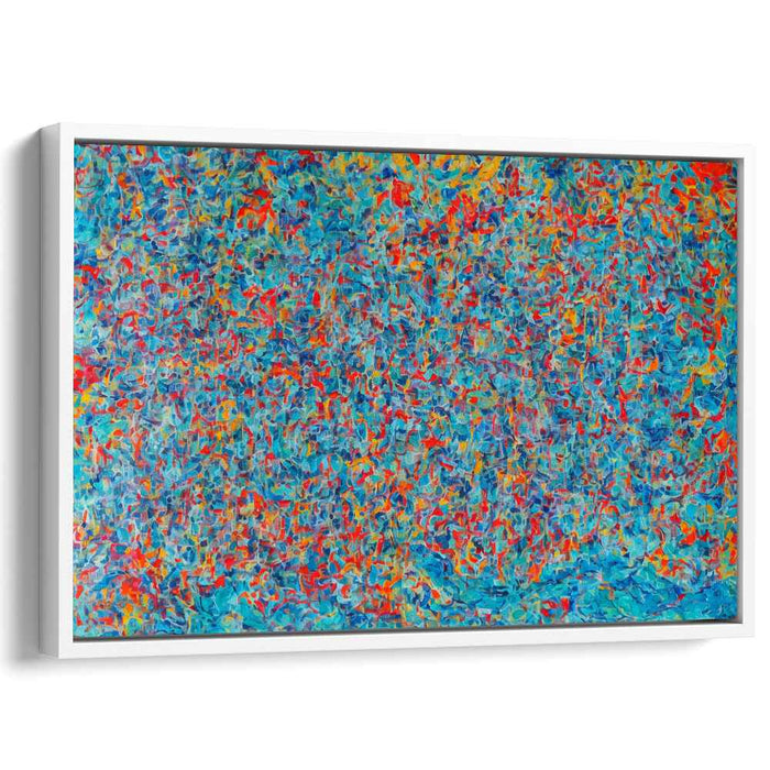 Turbulent Visions: Abstract Expressionist Canvas Art Print