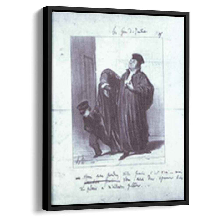 It's true you have lost your case... but you should have gotten a lot of pleasure hearing me plead [your case by Honore Daumier