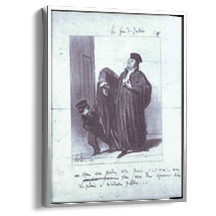 It's true you have lost your case... but you should have gotten a lot of pleasure hearing me plead [your case by Honore Daumier