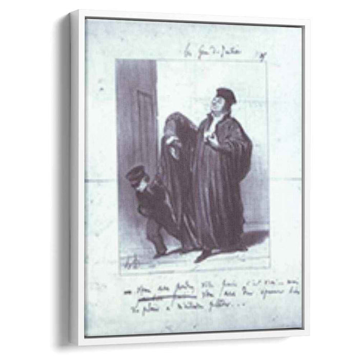 It's true you have lost your case... but you should have gotten a lot of pleasure hearing me plead [your case by Honore Daumier
