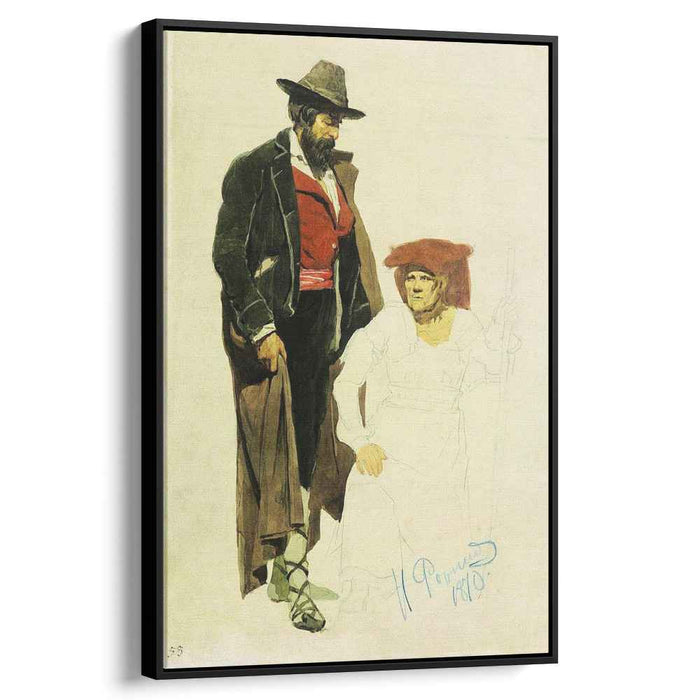 Italian models (1870) by Ilya Repin