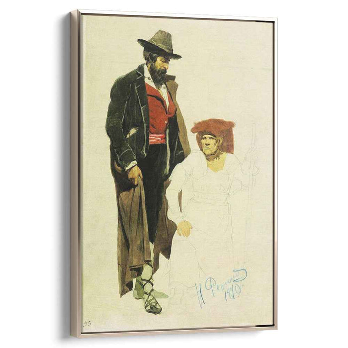 Italian models (1870) by Ilya Repin