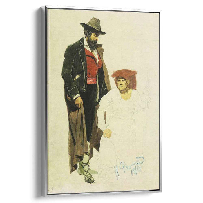 Italian models (1870) by Ilya Repin