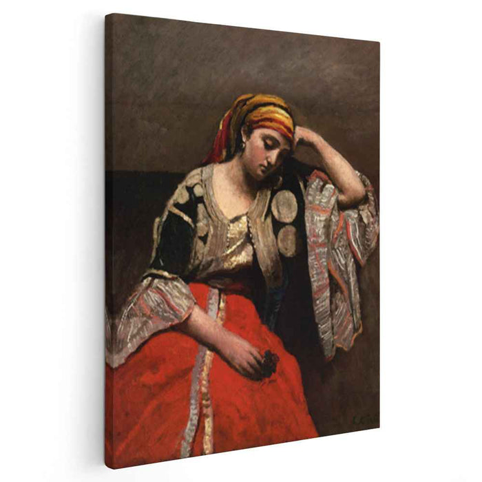 Italian Woman (Jewish Algerian Woman) (1870) by Camille Corot
