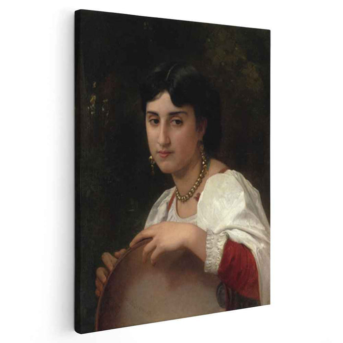 Italian Woman with Tambourine (1869) by William-Adolphe Bouguereau