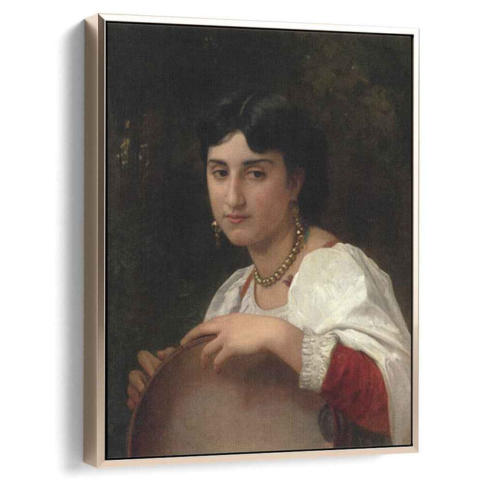 Italian Woman with Tambourine (1869) by William-Adolphe Bouguereau