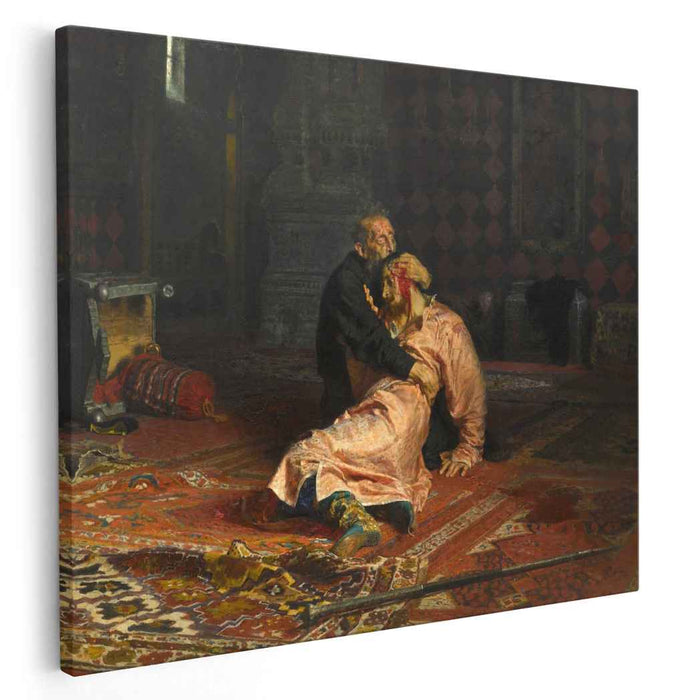 Ivan the Terrible and His Son Ivan on November 16, 1581 by Ilya Repin