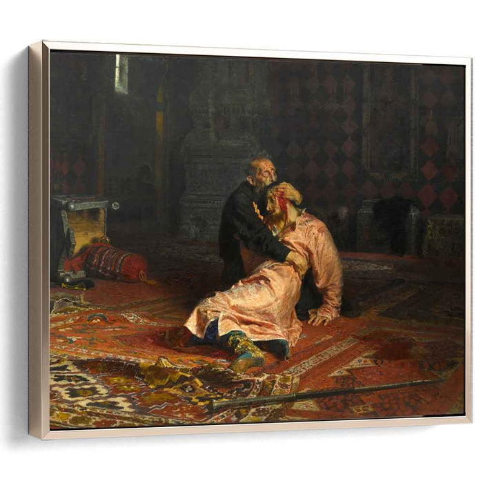Ivan the Terrible and His Son Ivan on November 16, 1581 by Ilya Repin