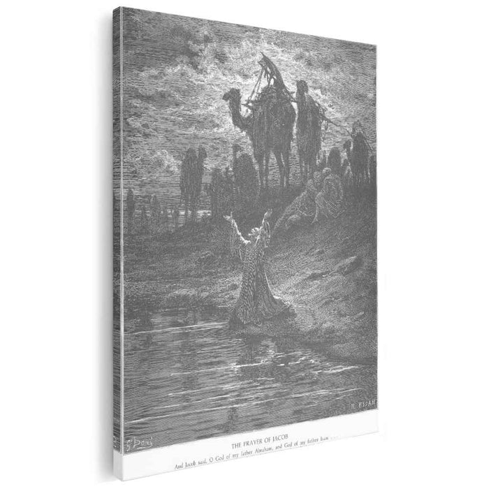 Jacob Prays for Protection by Gustave Dore
