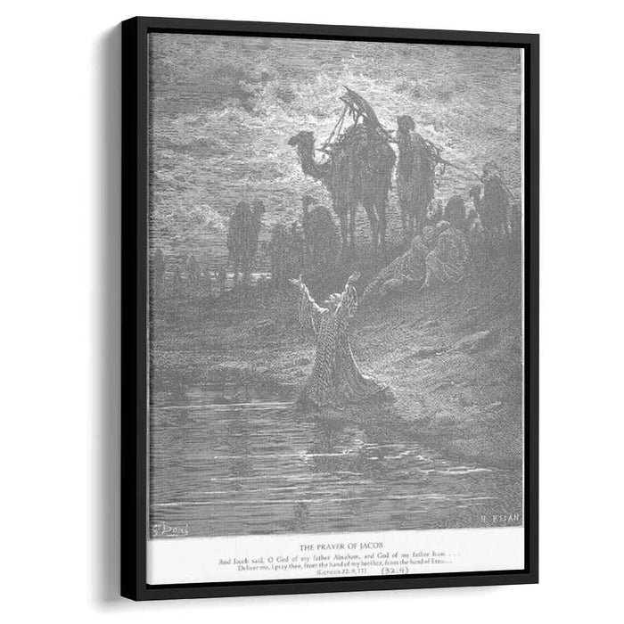 Jacob Prays for Protection by Gustave Dore