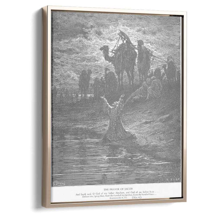 Jacob Prays for Protection by Gustave Dore