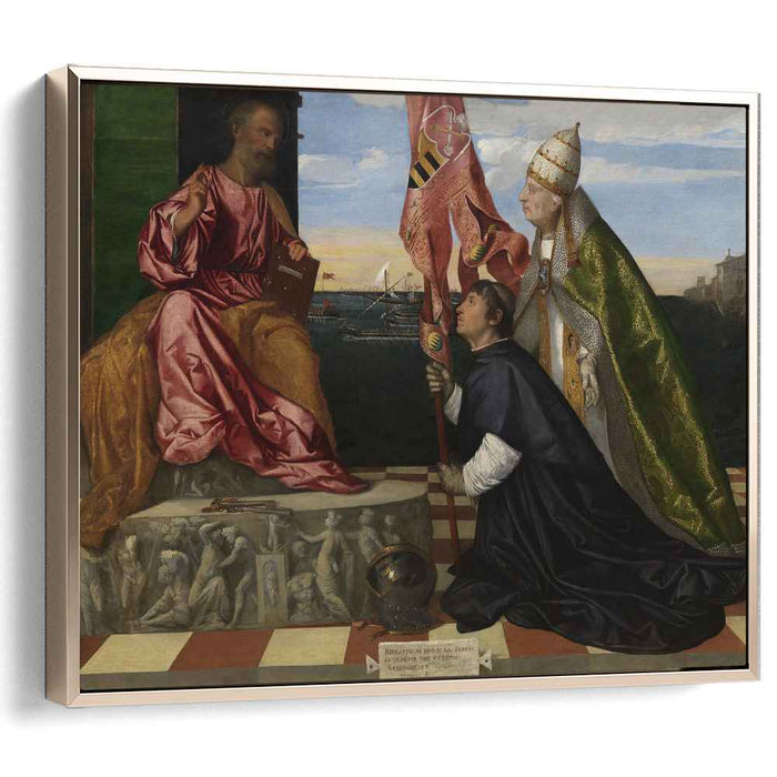 Pope Alexander IV Presenting Jacopo Pesaro to St Peter (1503) by Titian