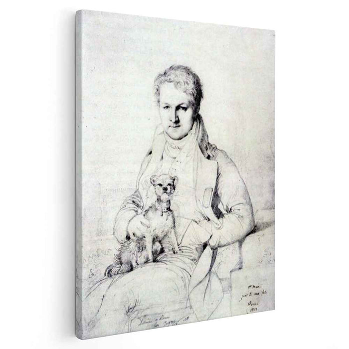 Jacques Marquet, Baron de Montbreton de Norvins by Jean Auguste Dominique Ingres