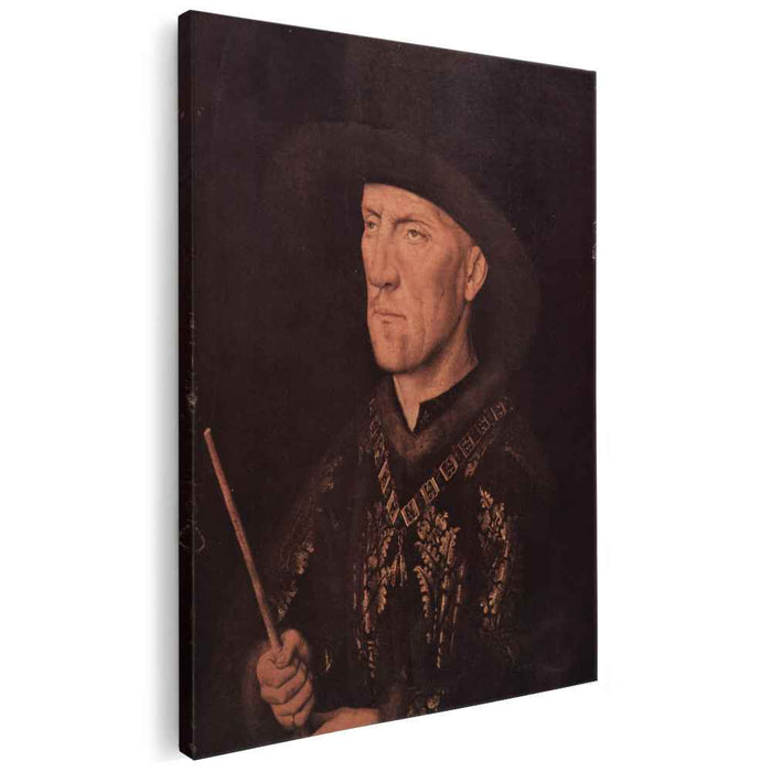 Portrait of Baudouin de Lannoy (1435) by Jan van Eyck