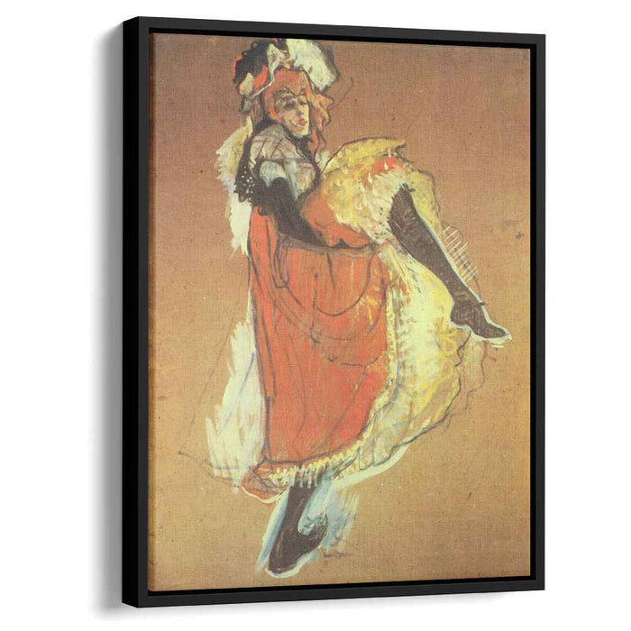 Jane Avril Dancing (1893) by Henri de Toulouse-Lautrec