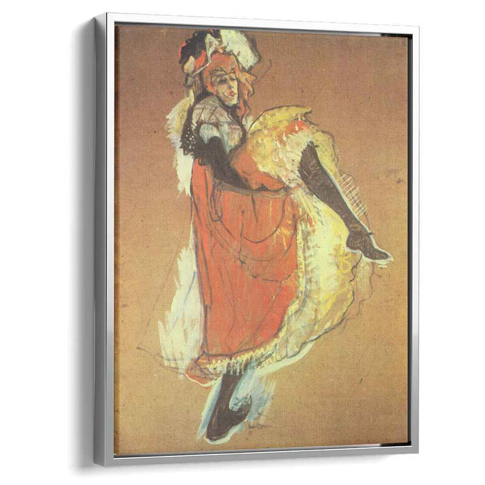 Jane Avril Dancing (1893) by Henri de Toulouse-Lautrec