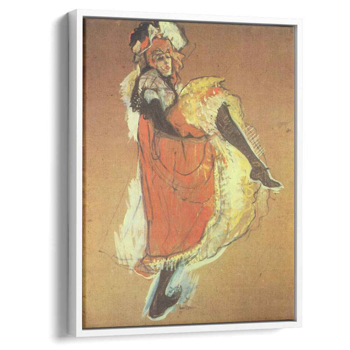 Jane Avril Dancing (1893) by Henri de Toulouse-Lautrec