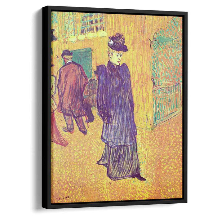 Jane Avril leaving the Moulin Rouge (1893) by Henri de Toulouse-Lautrec