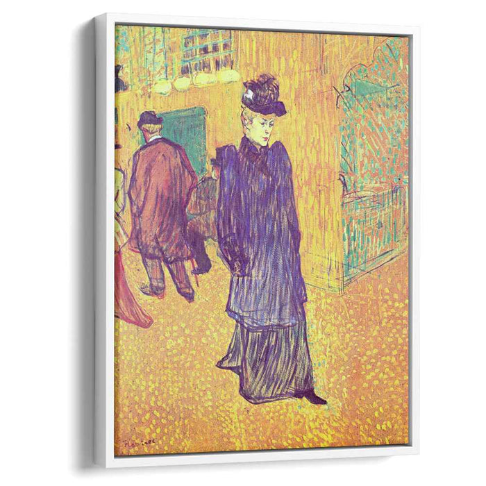 Jane Avril leaving the Moulin Rouge (1893) by Henri de Toulouse-Lautrec