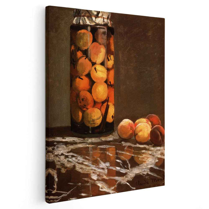 Jar Of Peaches (1866) by Claude Monet