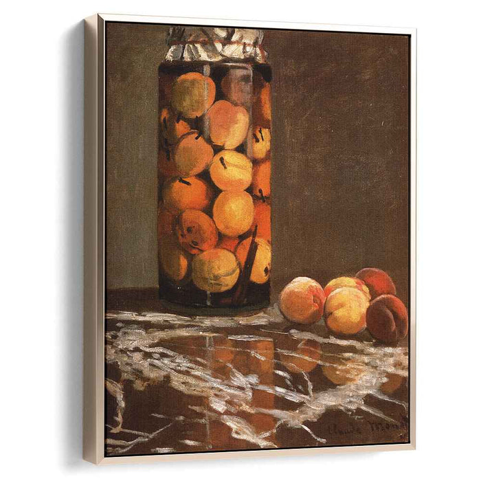 Jar Of Peaches (1866) by Claude Monet
