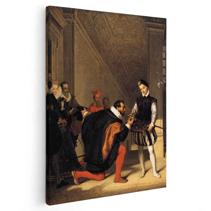 Don Pedro of Toledo Kissing the Sword of Henri IV (1831) by Jean Auguste Dominique Ingres