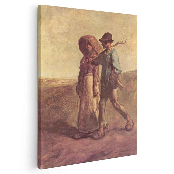 Going to Work (1853) by Jean-Francois Millet