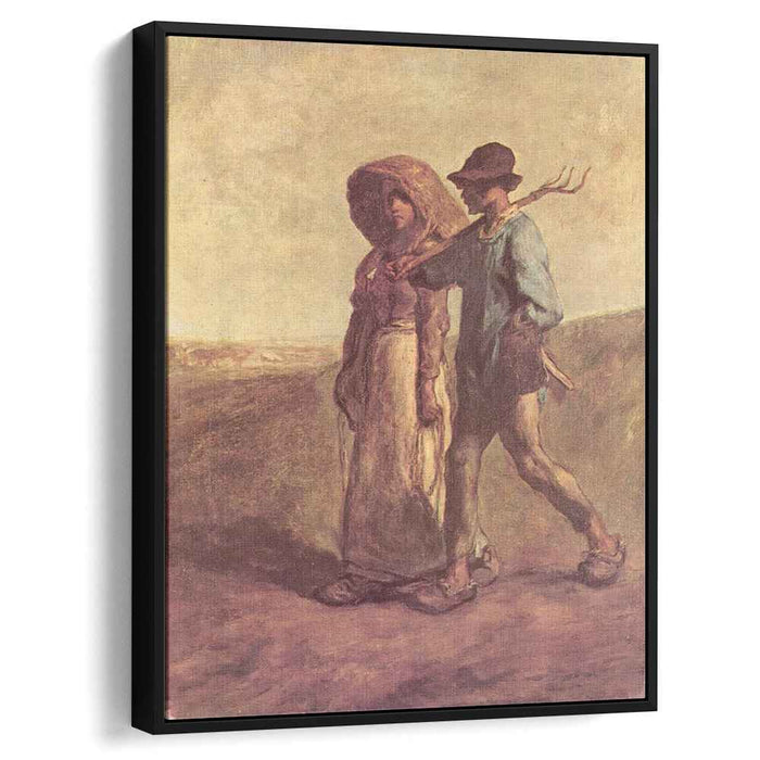 Going to Work (1853) by Jean-Francois Millet