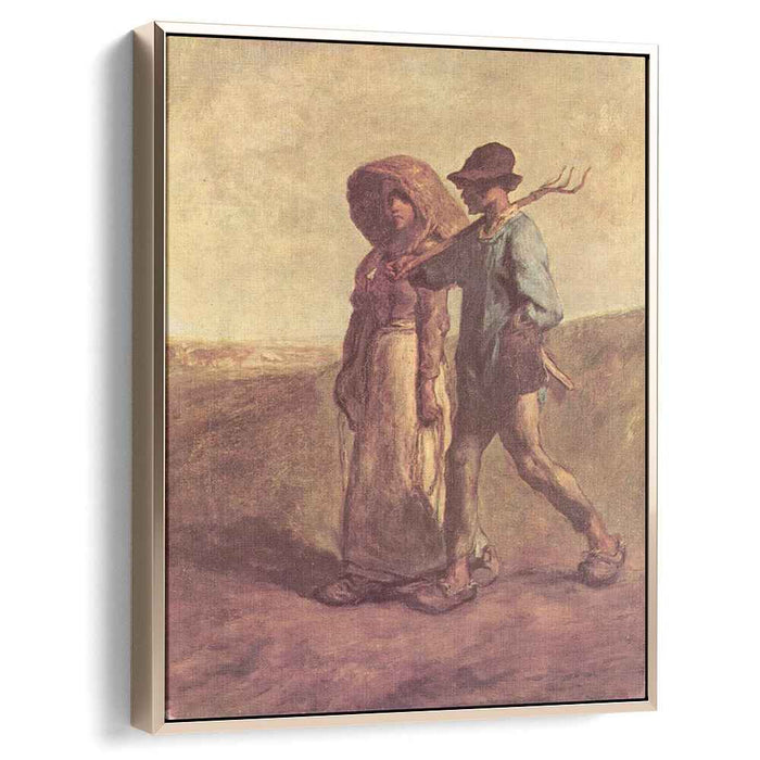 Going to Work (1853) by Jean-Francois Millet