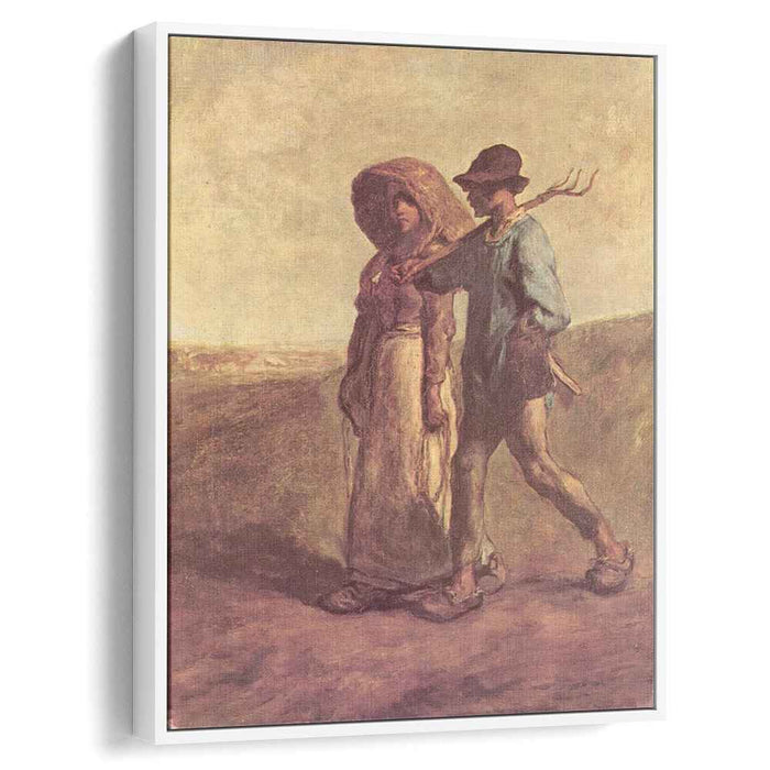 Going to Work (1853) by Jean-Francois Millet