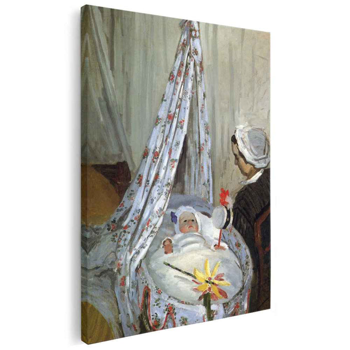 Jean Monet in the Craddle (1867) by Claude Monet