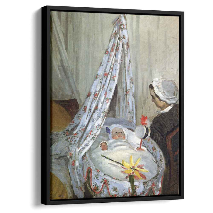 Jean Monet in the Craddle (1867) by Claude Monet