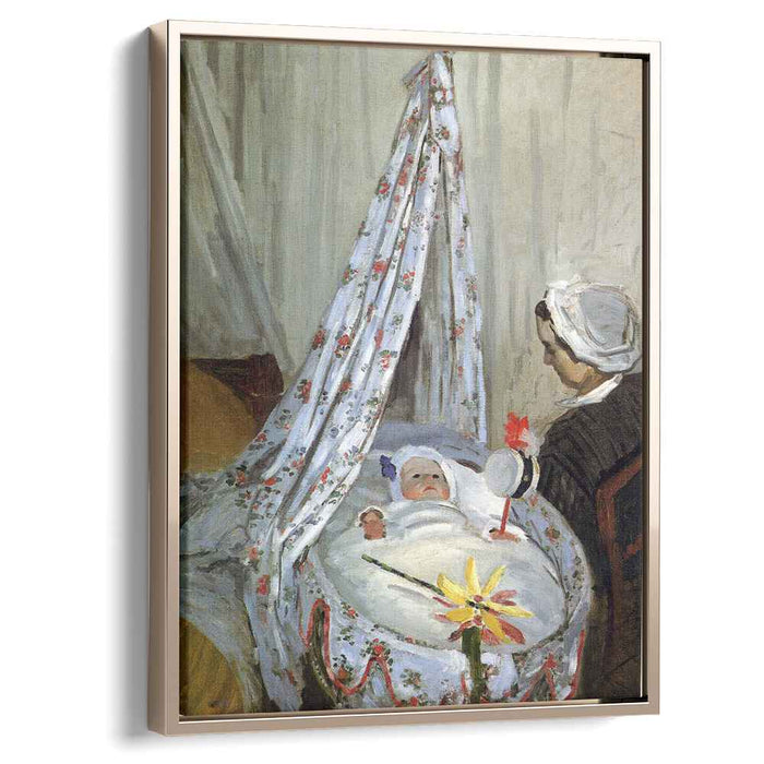 Jean Monet in the Craddle (1867) by Claude Monet