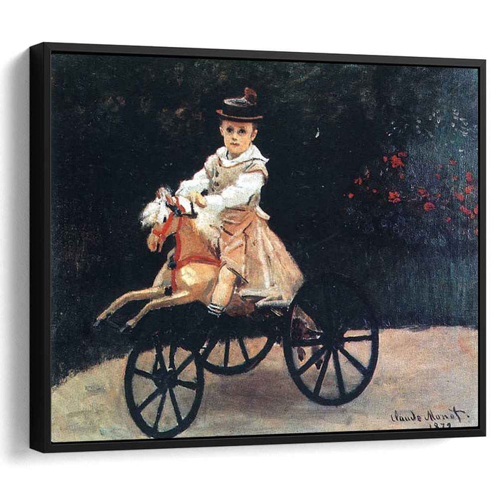 Jean Monet on a Mechanical Horse (1872) by Claude Monet