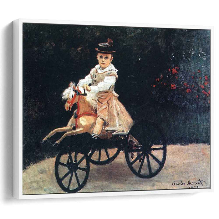 Jean Monet on a Mechanical Horse (1872) by Claude Monet