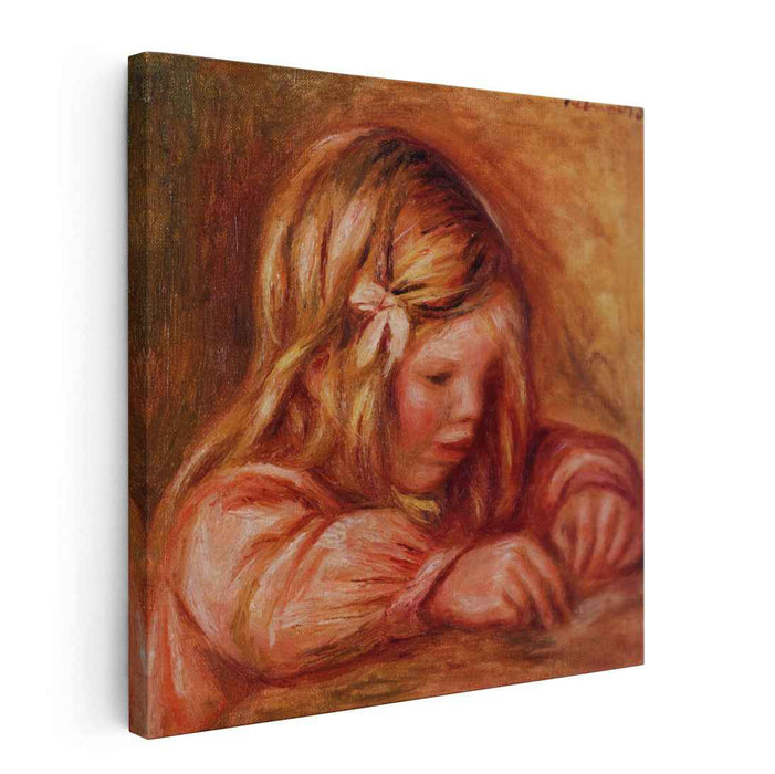 Jean Renoir Writing (1899) by Pierre-Auguste Renoir