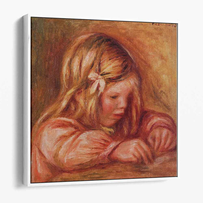 Jean Renoir Writing (1899) by Pierre-Auguste Renoir