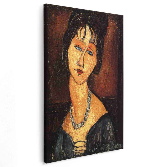 Jeanne Hebuterne with Necklace (1917) by Amedeo Modigliani