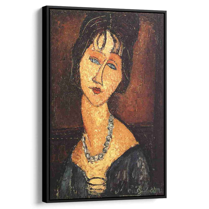 Jeanne Hebuterne with Necklace (1917) by Amedeo Modigliani