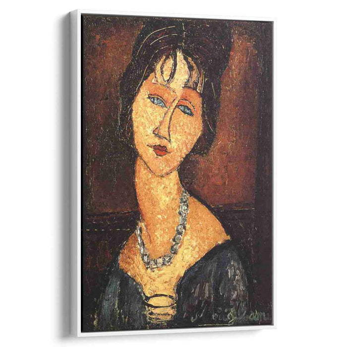 Jeanne Hebuterne with Necklace (1917) by Amedeo Modigliani