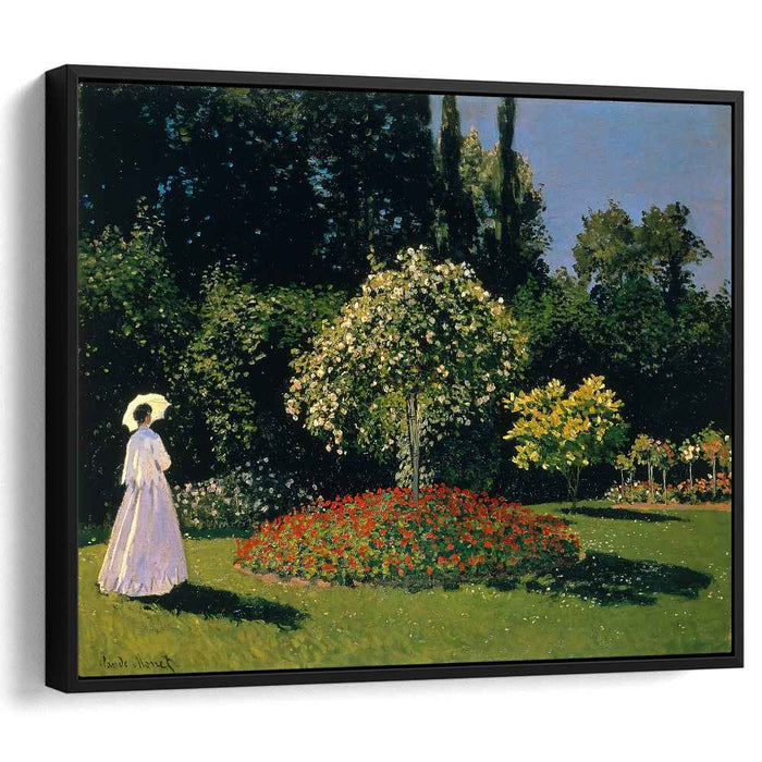 Jeanne-Marguerite Lecadre in the Garden (1866) by Claude Monet