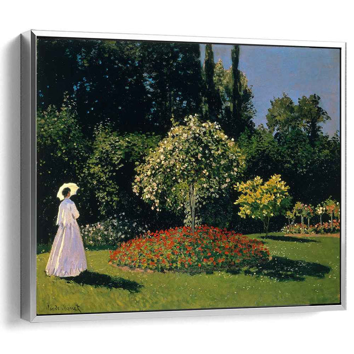 Jeanne-Marguerite Lecadre in the Garden (1866) by Claude Monet