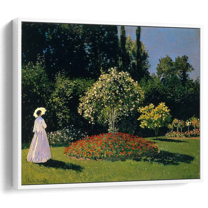 Jeanne-Marguerite Lecadre in the Garden (1866) by Claude Monet