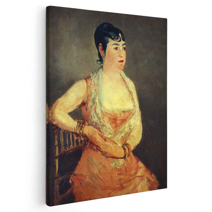 Jeanne Martin in Pink Dress (1881) by Edouard Manet